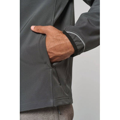 UNISEX detachable sleeves softshell jacket